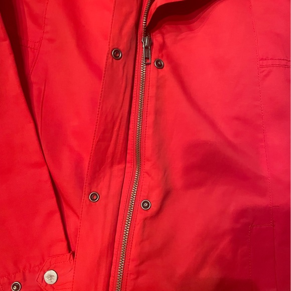 Eileen Fisher Vibrant Red Utility Jacket - Picture 10 of 10